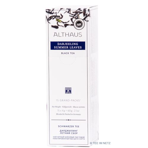 ALTHAUS Darjeeling* Summer Leaves / Kannenbeutel 15 x 4 g