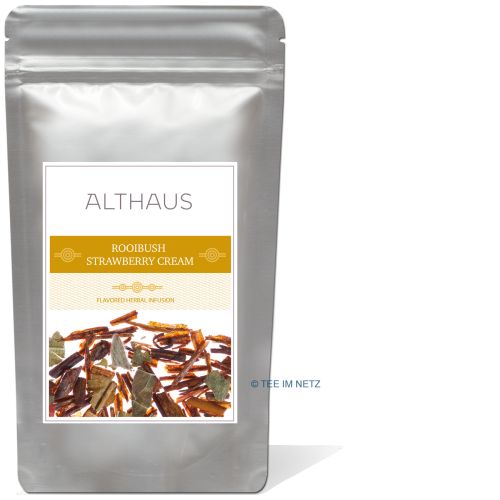 ALTHAUS Rooibos* Strawberry Cream (Erdbeer-Sahne) 250 Gramm
