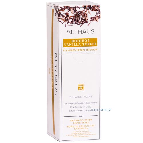 ALTHAUS Rooibos* Vanilla Toffee / Kannenbeutel 15 x 4 g