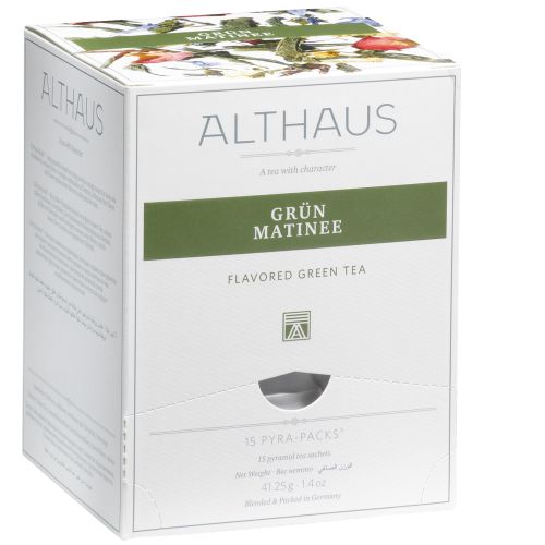 ALTHAUS Grün Matinee / Pyramidenbeutel 15 x 2.75g