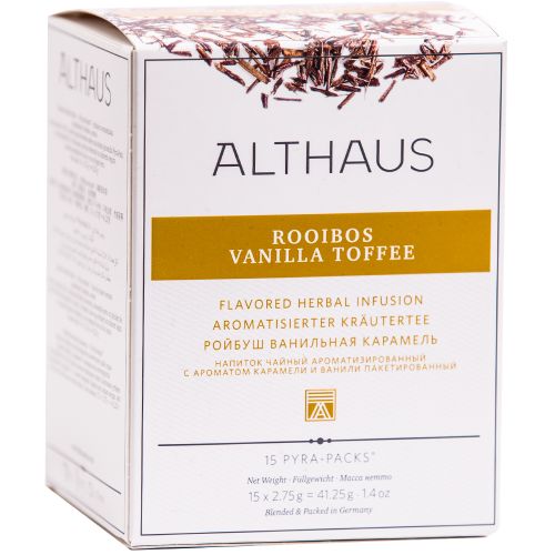ALTHAUS Rooibos* Vanilla Toffee / Pyramidenbeutel 15 x 2.75g