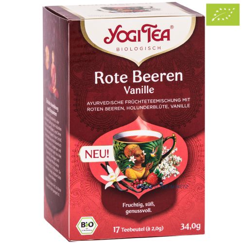 YOGI TEA® Rote Beeren Vanille / BIO 17 x 2.0 g