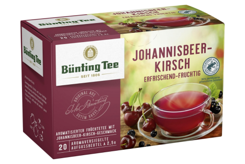Bünting Tee Früchtetee Johannisbeer-Kirsch 20 x 2.5 g