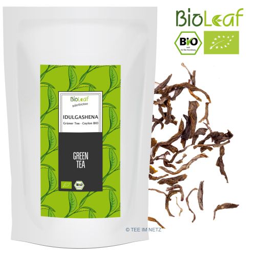 BioLeaf Grüner Tee Ceylon Idulgashena BOP - BIO 250 Gramm