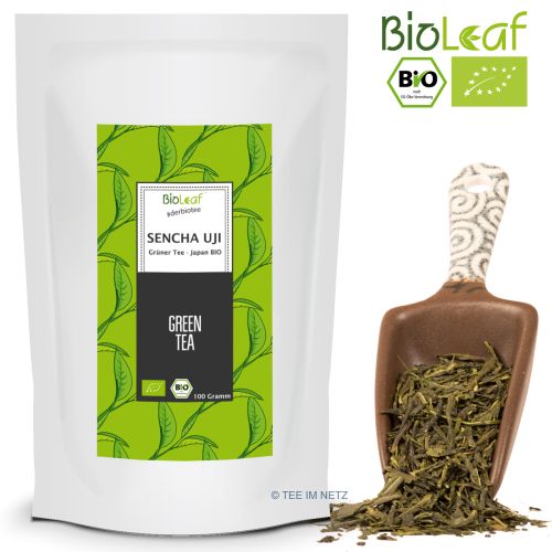 BioLeaf Grüner Tee Japan Sencha Uji - BIO 1000 Gramm