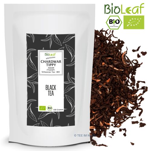 BioLeaf Chardwar Tippy Assam FTGFOP1 - BIO 100 Gramm