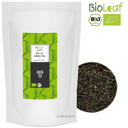 BioLeaf Grüner Tee Wu Lu Nebeltee  - BIO 100 Gramm