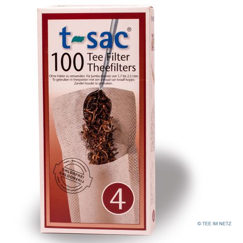 Tee-Papierfilter t-sac Größe 4