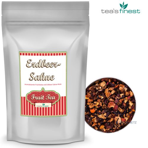 tea`s finest Früchtetee Erdbeer-Sahne