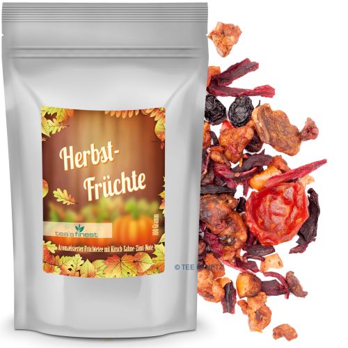 tea`s finest Früchtetee Herbstfrüchte 100 Gramm