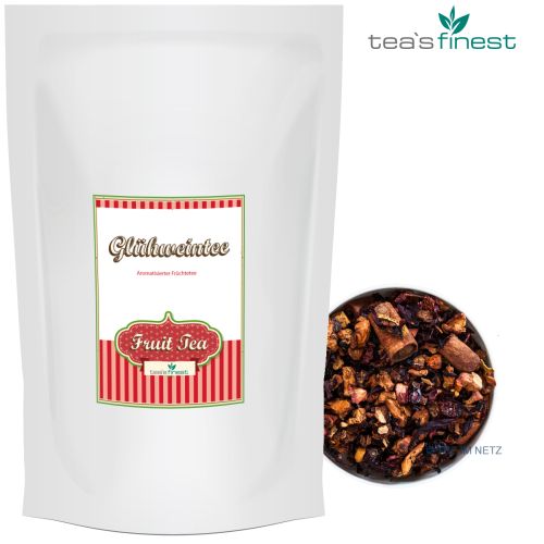 tea`s finest Früchtetee Glühweintee 250 Gramm