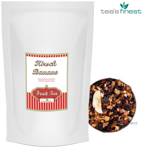 tea`s finest Früchtetee Kirsch-Banane 250 Gramm