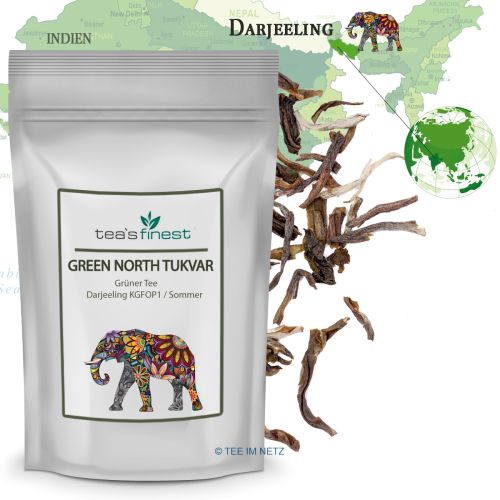 tea`s finest Grüner Darjeeling* Green North Tukvar KGFOP1