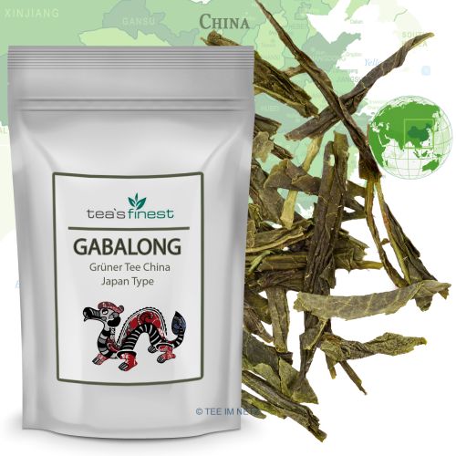 tea`s finest Grüner Tee Gabalong 100 Gramm