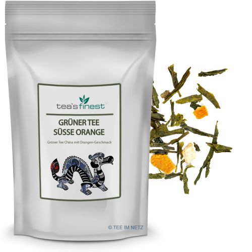 tea`s finest Grüner Tee Süße Orange