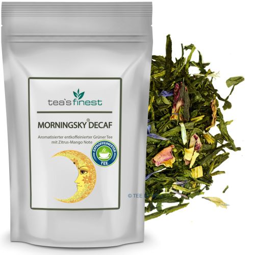 tea`s finest Grüner Tee Morningsky Decaf (entkoffeiniert) 100 Gramm