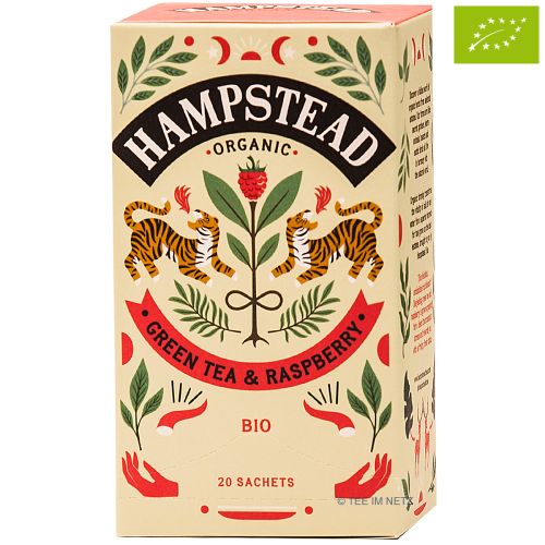 Hampstead Tee Green Tea & Raspberry im Teebeutel - BIO 20 x 1.5 g
