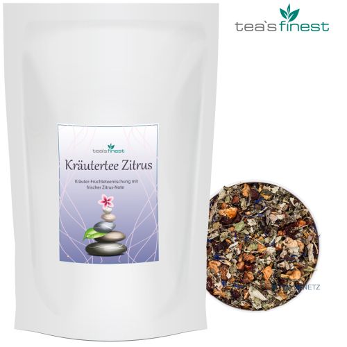 tea`s finest Kräutertee Zitrus 100 Gramm