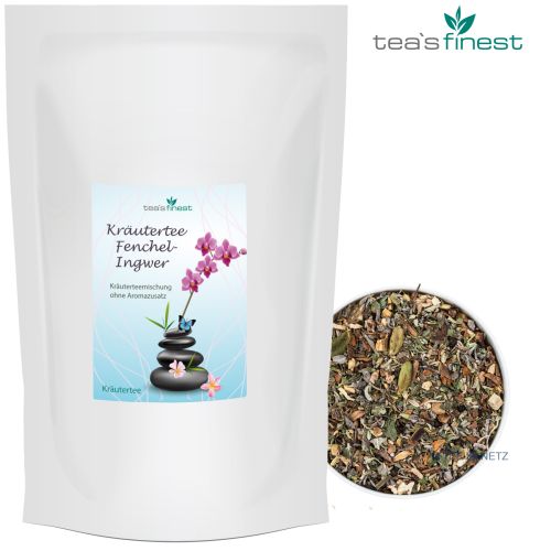 tea`s finest Kräutertee Fenchel-Ingwer 500 Gramm