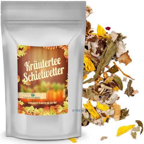 tea`s finest Kräutertee Schietwetter 100 Gramm