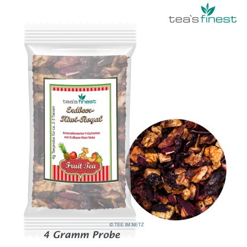tea`s finest Früchtetee Erdbeer-Kiwi-Royal ca. 4 Gramm