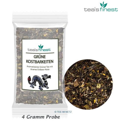 tea`s finest Grüner Tee Grüne  Kostbarkeiten ca. 4 Gramm