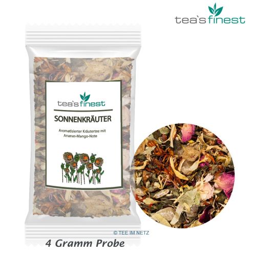 tea`s finest Sonnenkräuter (Ananas-Mango) ca. 4 Gramm