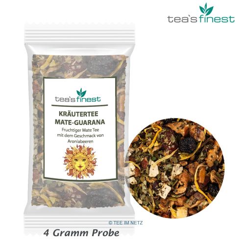 tea`s finest Kräutertee Mate-Guarana ca. 4 Gramm