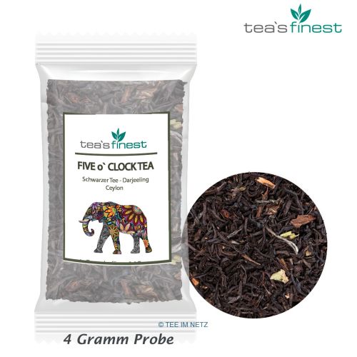 tea`s finest Schwarzer Five o`Clock Tea ca. 4 Gramm