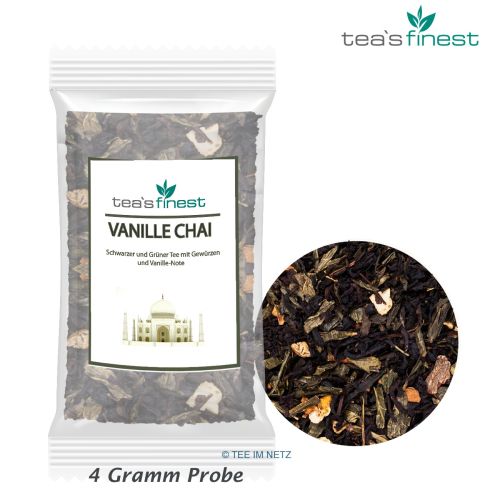 tea`s finest Schwarzer Tee Vanille Chai ca. 4 Gramm