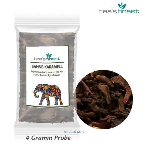 tea`s finest Schwarzer Tee Sahne-Karamell ca. 4 Gramm