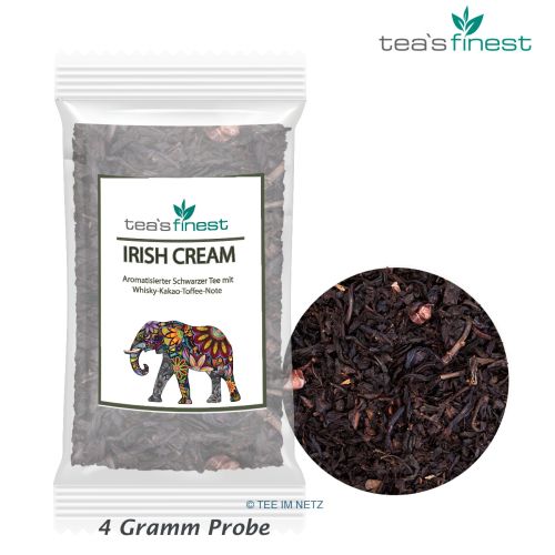 tea`s finest Schwarzer Tee Irish Cream ca. 4 Gramm