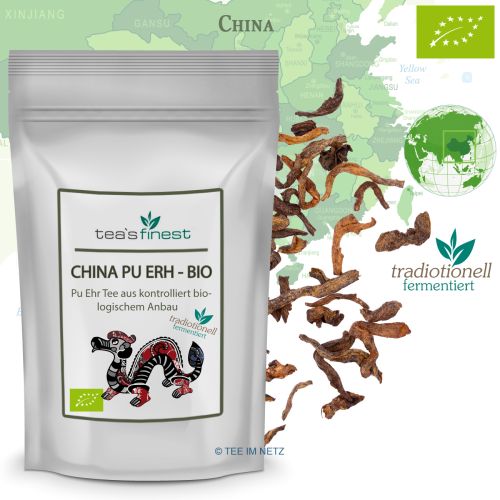 tea`s finest China Pu Erh - BIO 500 Gramm
