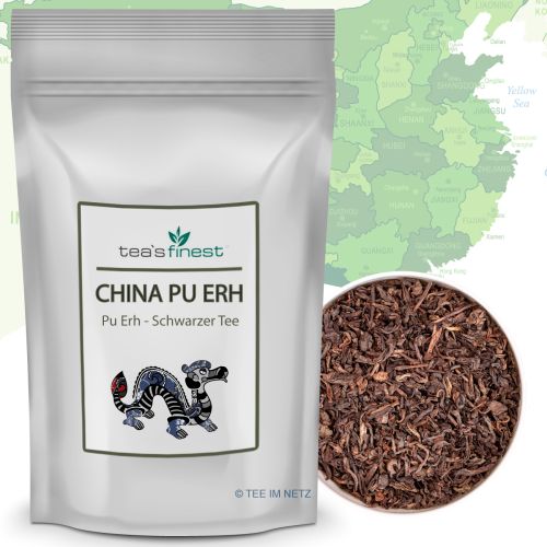 tea`s finest China Pu Erh 500 Gramm