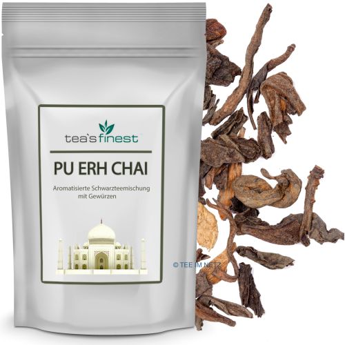 tea`s finest Pu Erh Chai 1000 Gramm