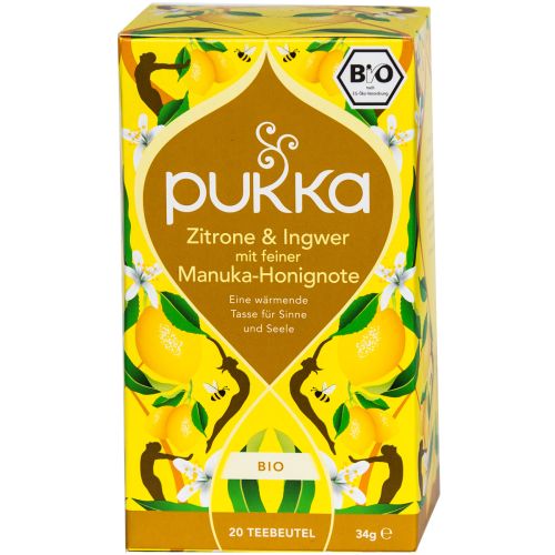 pukka Zitrone & Ingwer (mit feiner Manuka-Honignote) - BIO 20 x 1.7g