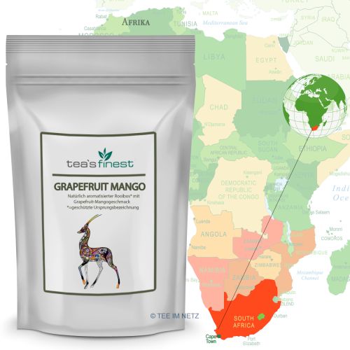 tea`s finest Rooibos* Grapefruit Mango 100 Gramm
