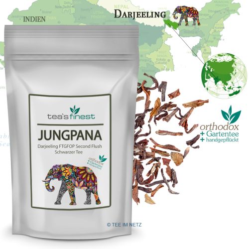 tea`s finest Darjeeling* Jungpana FTGFOP Second Flush 100 Gramm