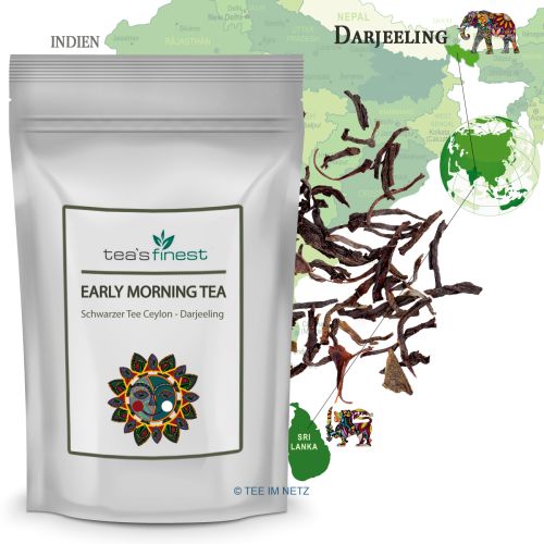 tea`s finest  Early Morning Tea (Ceylon-/Darjeeling*) 250 Gramm