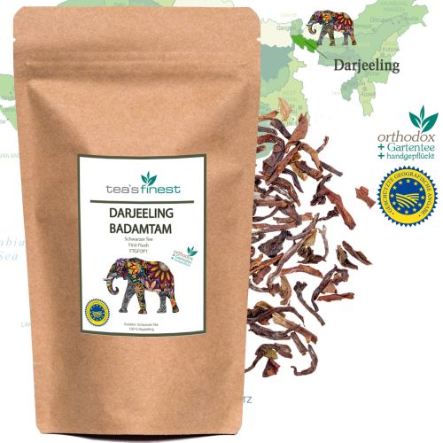 tea`s finest Darjeeling* Badamtam FTGFOP1 First Flush 100 Gramm