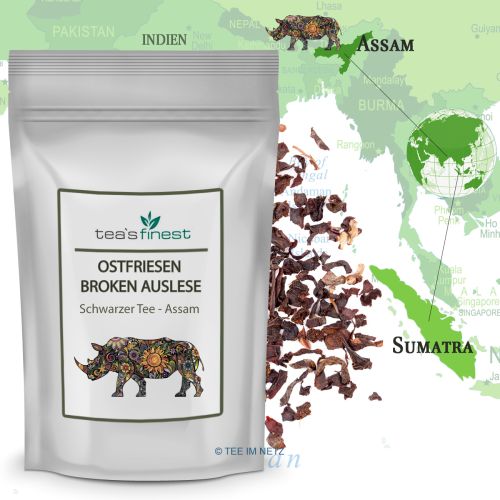 tea`s finest Schwarzer Tee Ostfriesen Broken Auslese 1000 Gramm