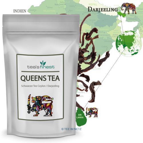 tea`s finest Queens Tea (Ceylon-/Darjeeling*Blatt)
