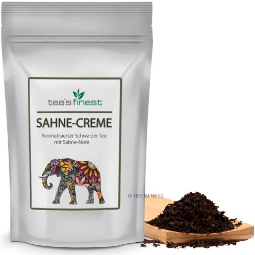 tea`s finest Schwarzer Tee Sahne-Creme 250 Gramm