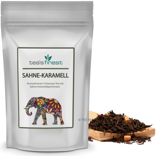 tea`s finest Schwarzer Tee Sahne- Karamell 100 Gramm