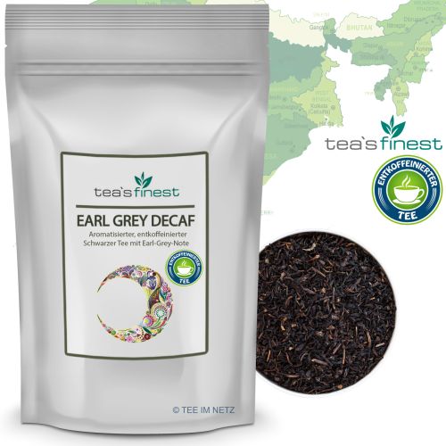 tea`s finest Schwarzer Tee Earl Grey  Decaf (entkoffeiniert