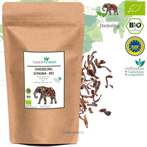 tea`s finest Darjeeling* Sungma BPS Second Flush - BIO 250 Gramm