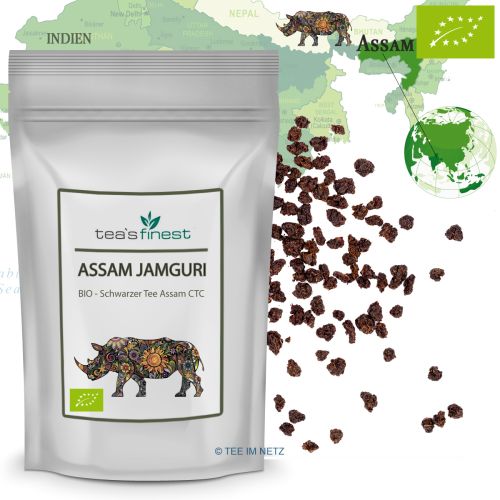 tea`s finest Schwarzer Tee Assam Jamguri CTC - BIO 100 Gramm