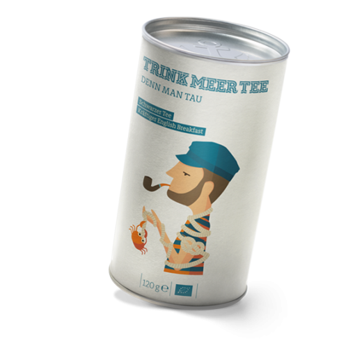 TRINK MEER TEE - DENN MAN TAU - English Breakfast / BIO 120 Gramm