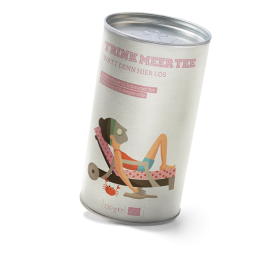 TRINK MEER TEE - WATT DENN HIER LOS - Earl Grey / BIO 120 Gramm