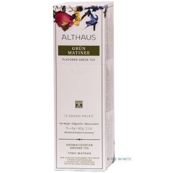 ALTHAUS Grün Matinee / Kannenbeutel 15 x 4 g